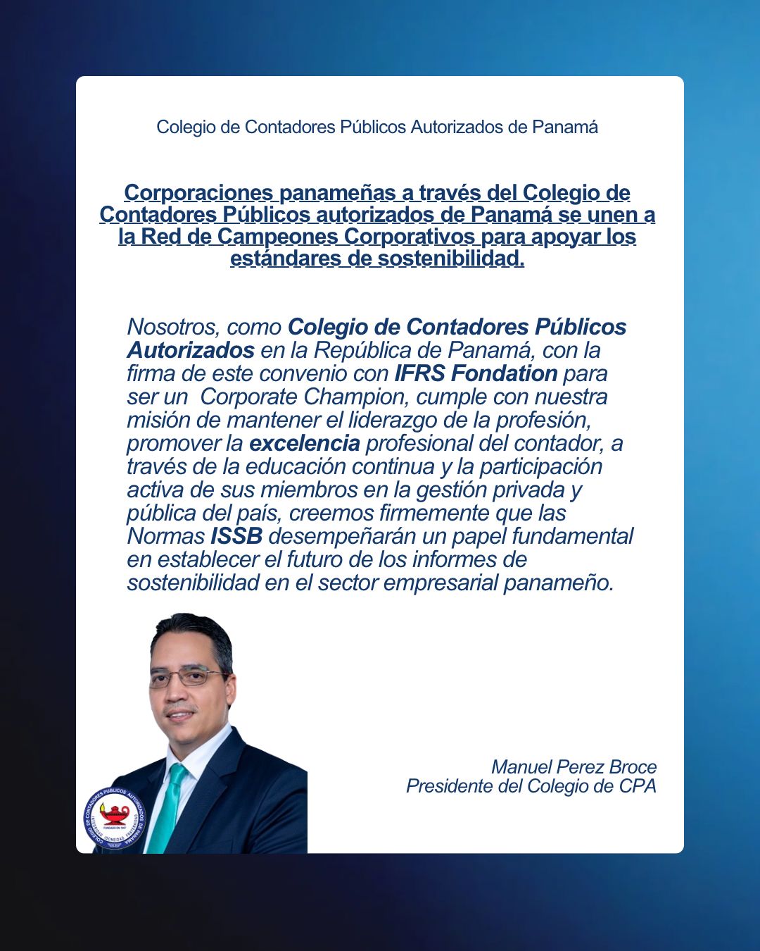 Corporaciones panameñas se unen a la Red de Campeones Corporativos para apoyar los estándares de sostenibilidad