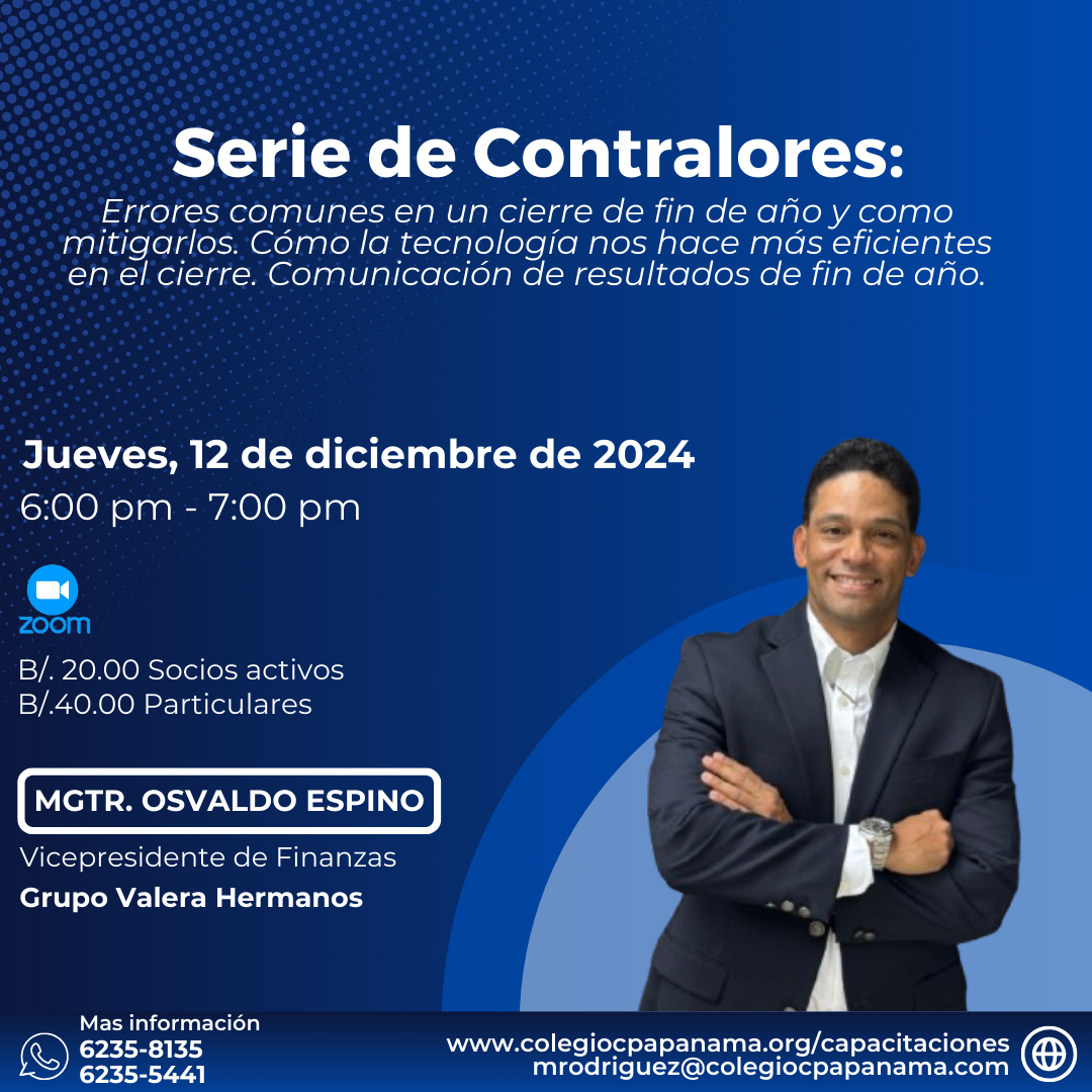 Serie de Contralores: Errores comunes en un cierre de fin de año y cómo mitigarlos