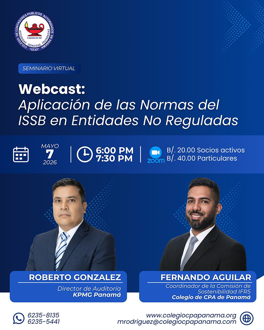 Webcast: Aplicación de las Normas del ISSB en Entidades No Reguladas